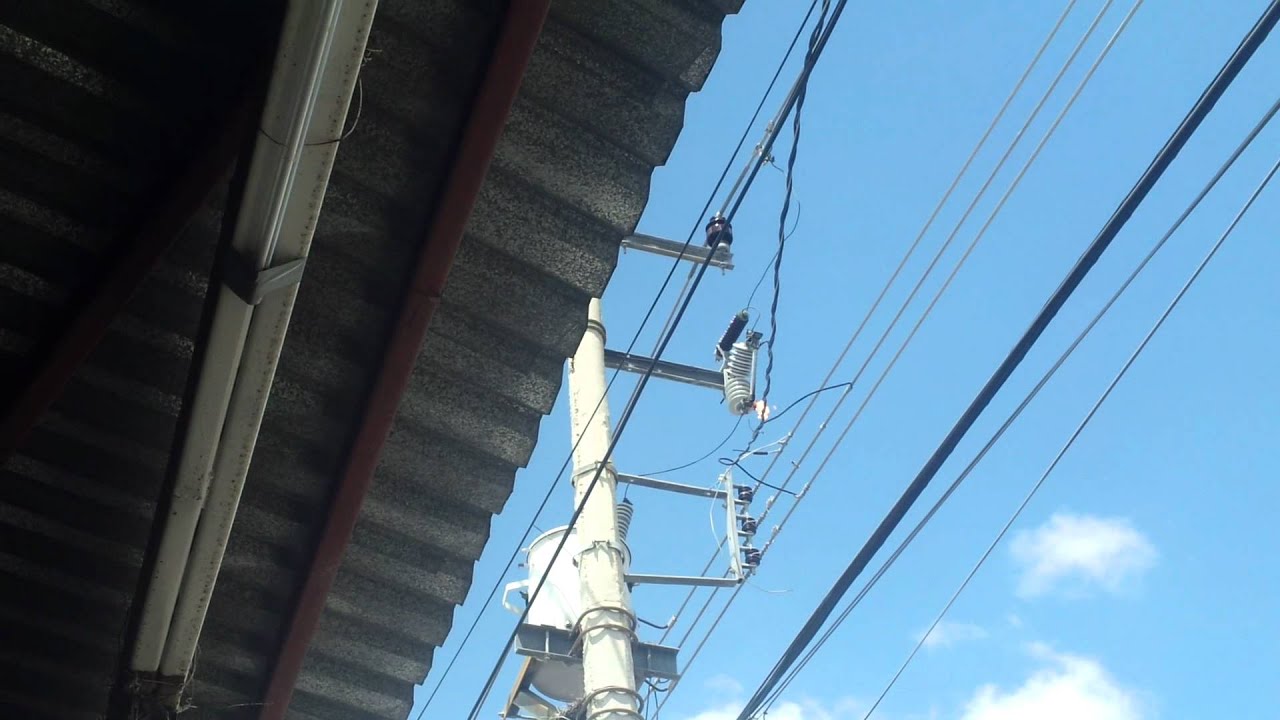 Corto circuito impresionante en m�rida