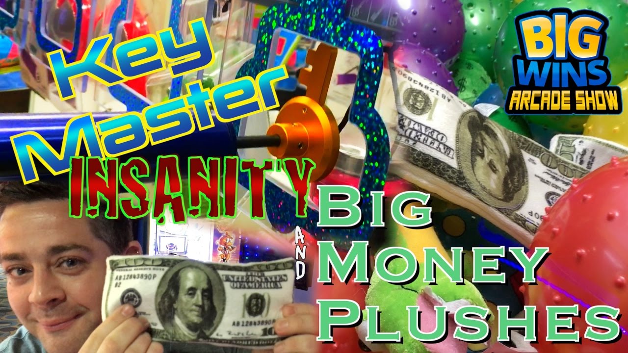 Key Master INSANITY & Big Money Plushes - Big Wins! Arcade Show