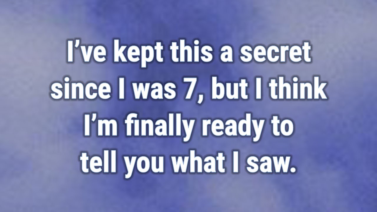 💟 I’ve kept this a secret since I was 7, but I think I’m finally ready to tell you...