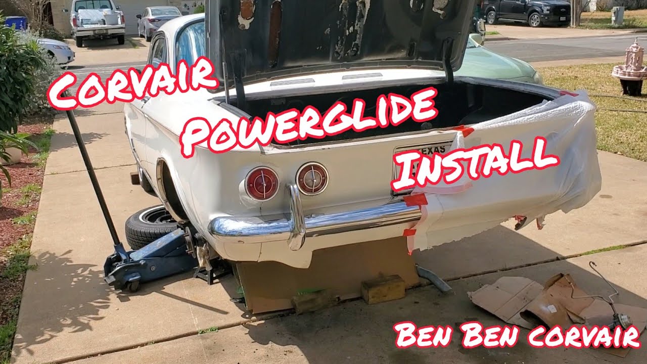 Установка трансмиссии Corvair!