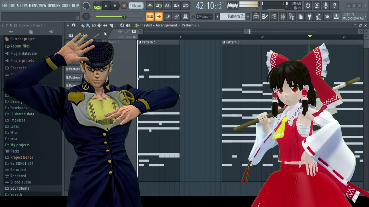 Josuke's theme but its a Touhou song
