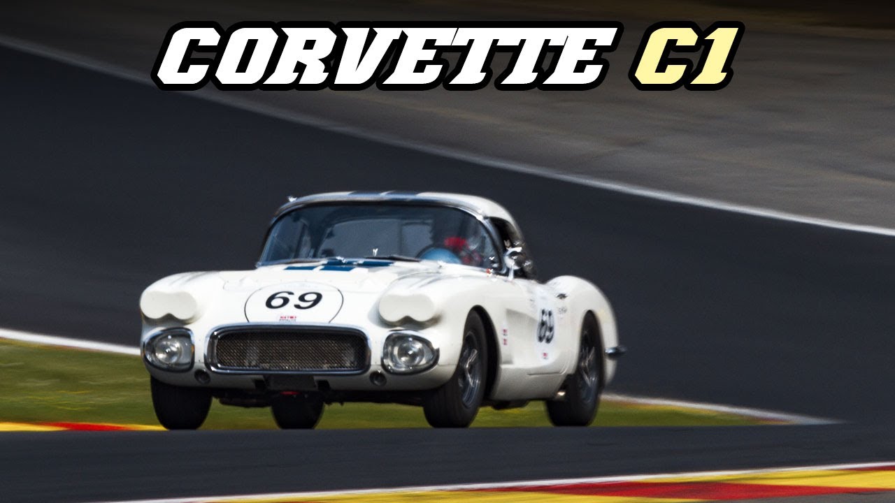 1960 CORVETTE C1 Racecars | Nice V8 rumble