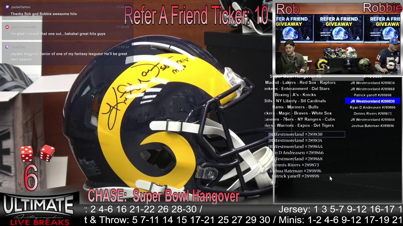 Ultimate Autographs Live Breaks!