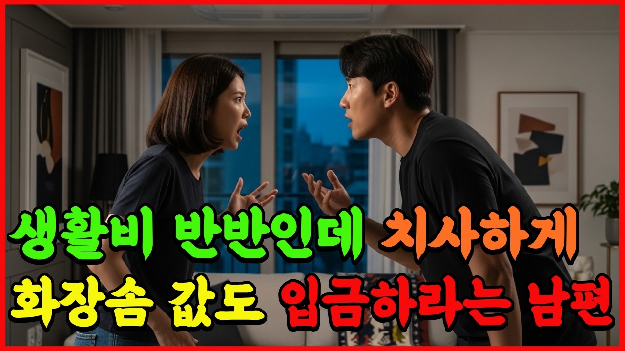 “생활비 반반이라며…” 화장솜까지 따로 계산하라고? 남편의 충격 행동 | 신청사연 | 감동사연 | 사연라디오 | 오디오북