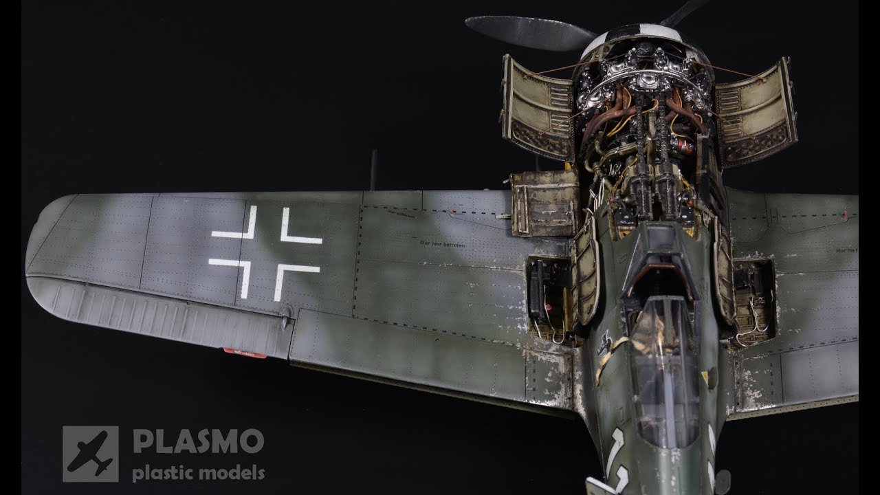 Focke-Wulf Fw-190 A-6 Эдуард 1/48 - Джордж Шотт - Модель самолета