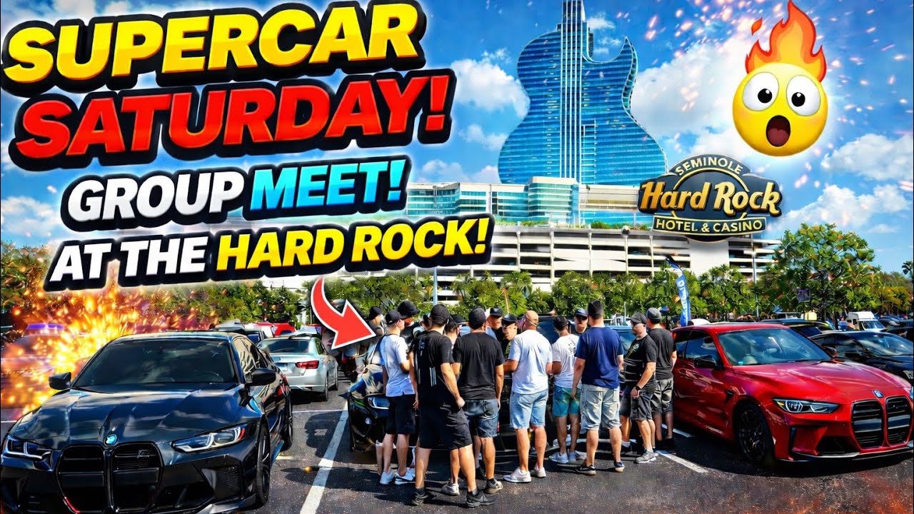 Supercar Saturday at the Hard Rock! 🔥 Full Walkthrough