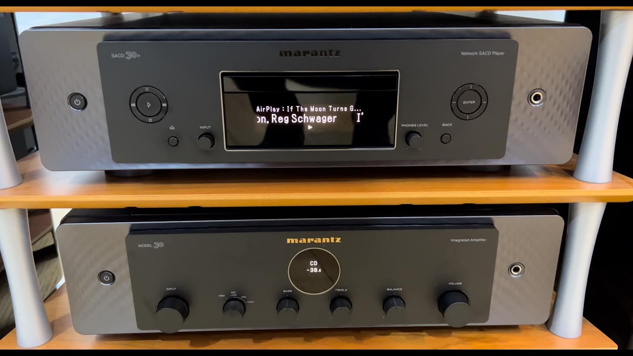 MARANTZ  MODEL 30 with MARANTZ SACD 30N AND DALI OPTICON 6  (4K)