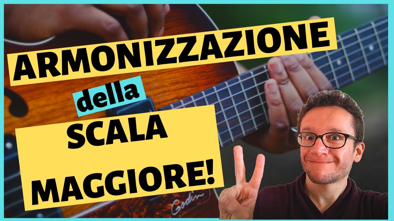 Creare un brano con accordi - Armonizzazione della scala maggiore