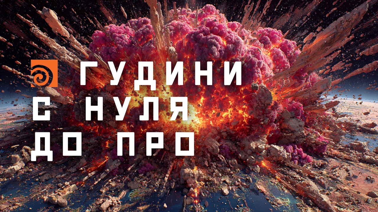 Houdini 21: с нуля до первых коммерческих проектов | ПОЛНЫЙ КУРС