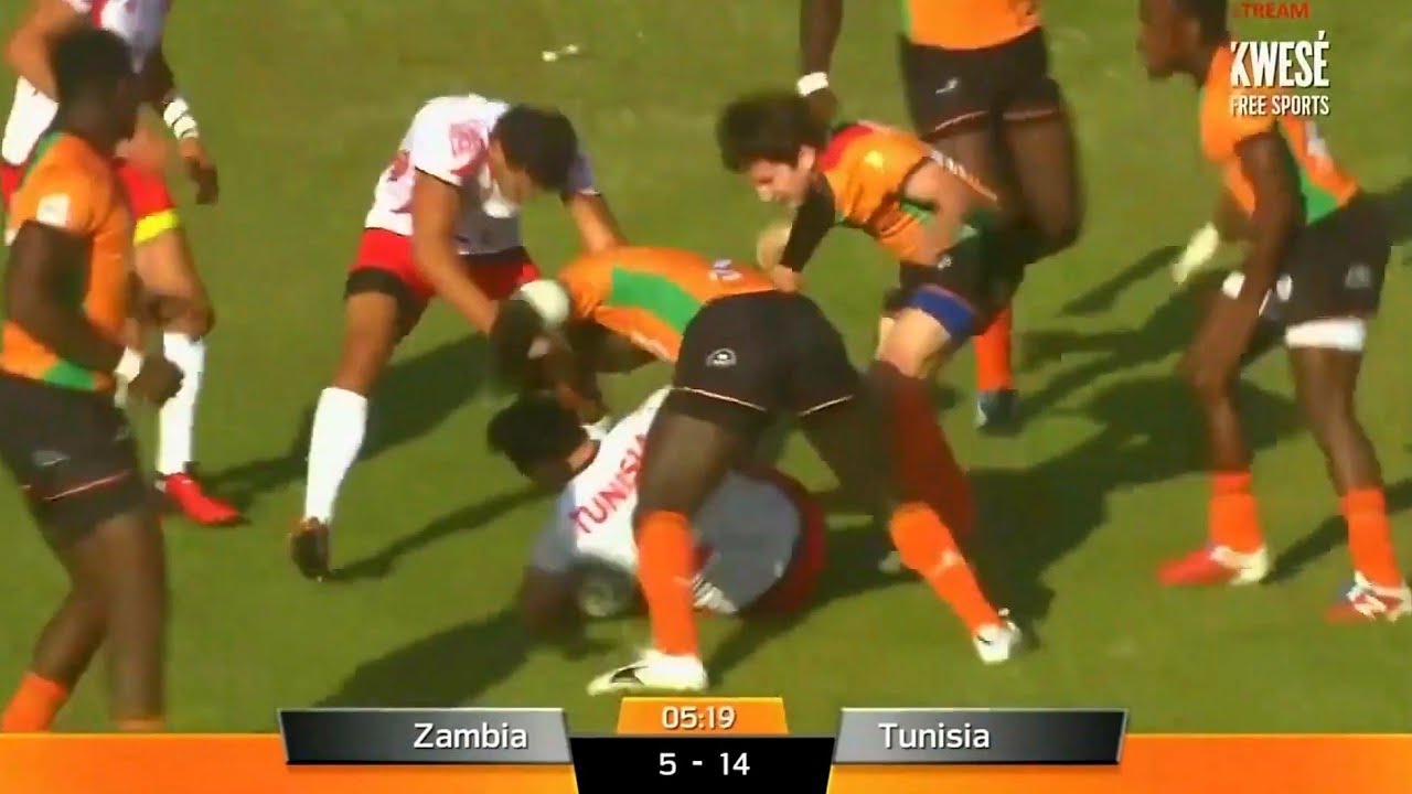 TUNISIE 14-24 ZAMBIA/COUPE AFRIQUE A 7-JEMMEL 2018