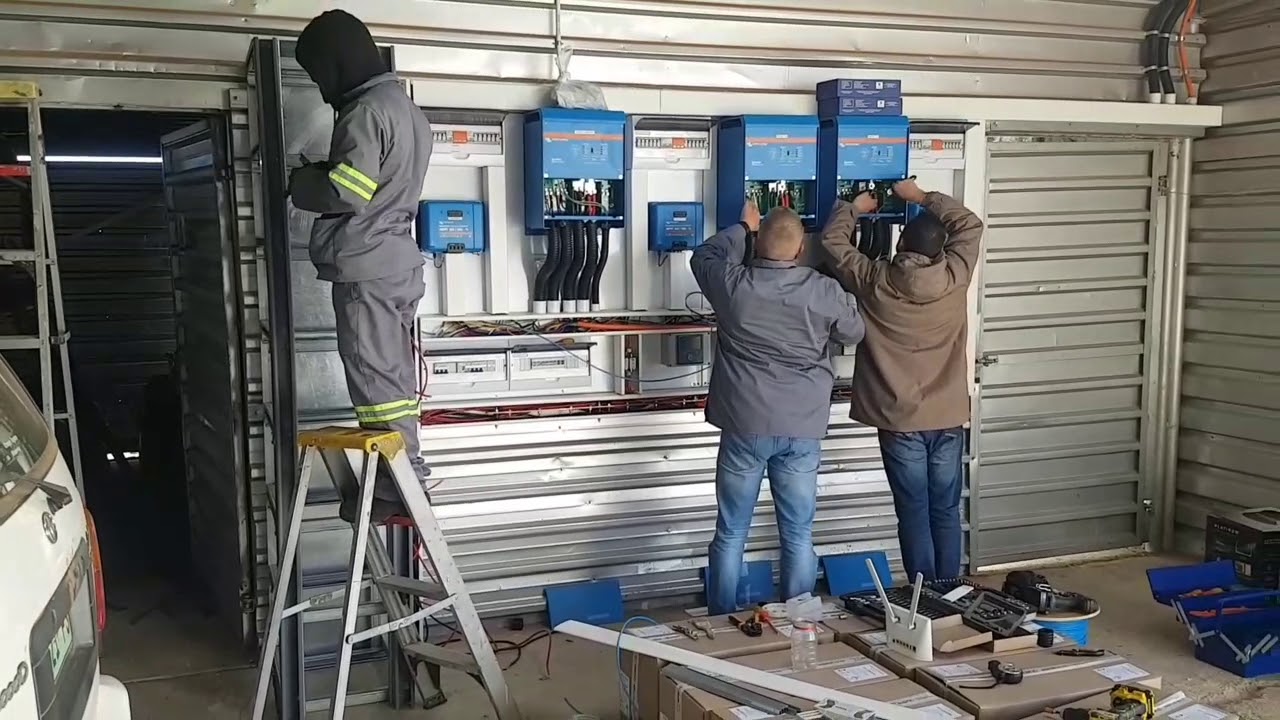 Victron off-grid system with Solar-MD lithium batteries