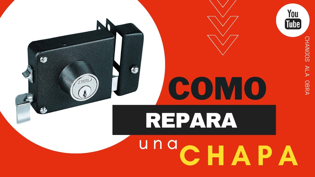 🚧Como Repara CERRADURA FANAL 🔧 Restaurar CHAPA de Puerta 🔧 Arreglar Chapa VENCIDA 🚨