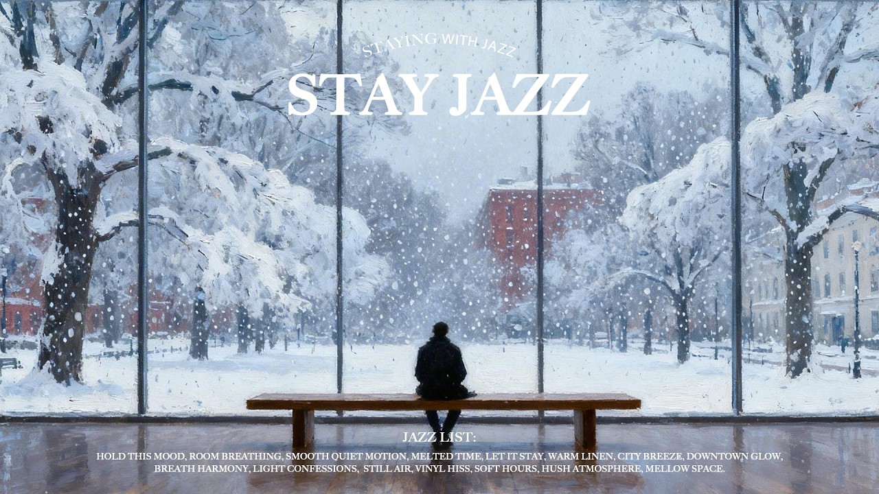 Jazz Playlist Music | Winter Jazz That Gently Warms Your Soul 🧣🩵 | Soft, Cozy & Full of Love