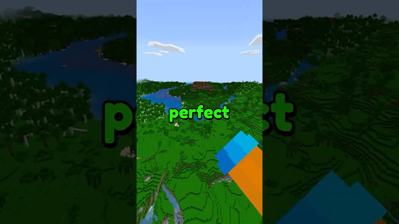 Perfect Seed For Minecraft Bedrock Survival! 😝