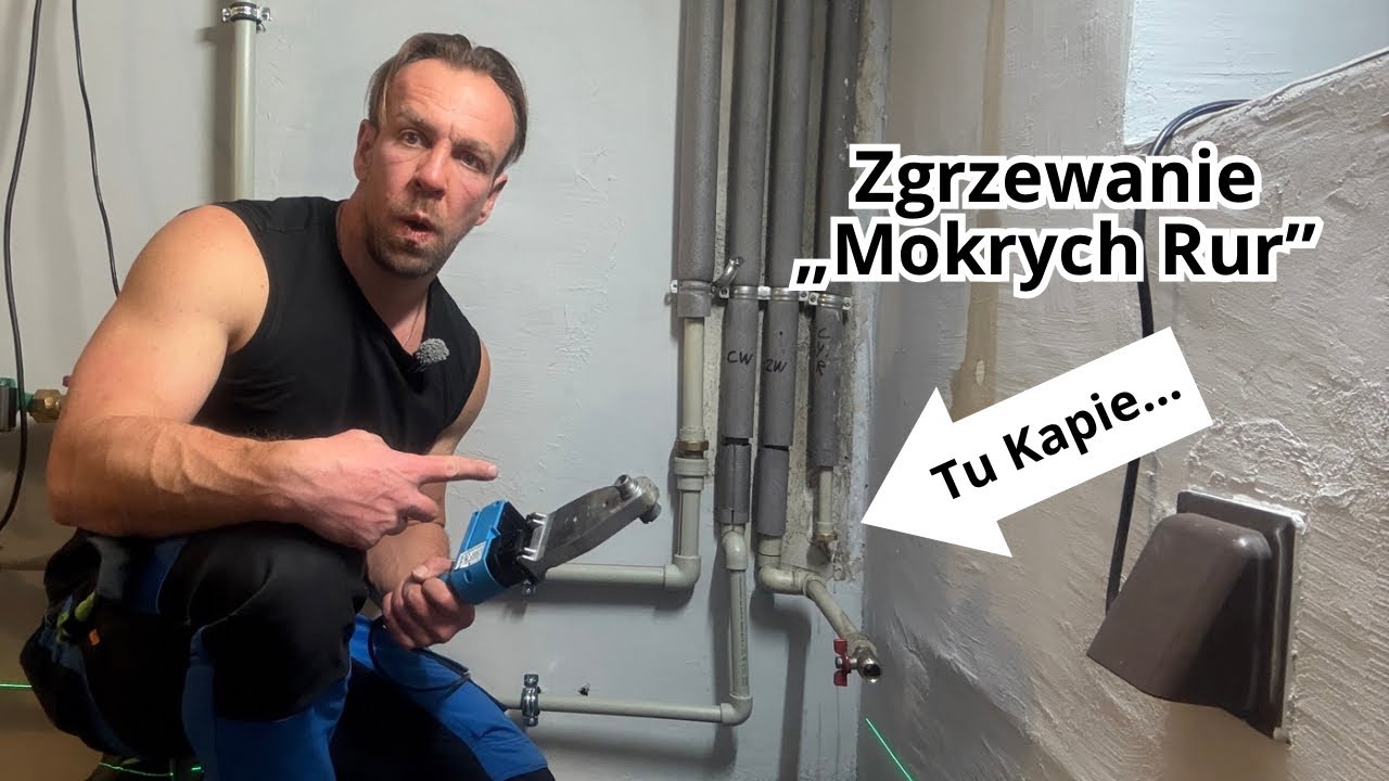 Jak zgrzewać rury PP gdy woda kapie ? #remont4you