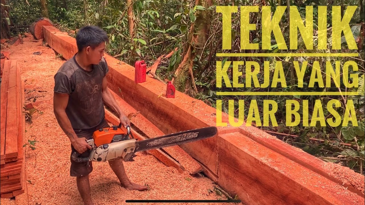 SKILL MEMBUAT PAPAN DARI KAYU KETAPANG