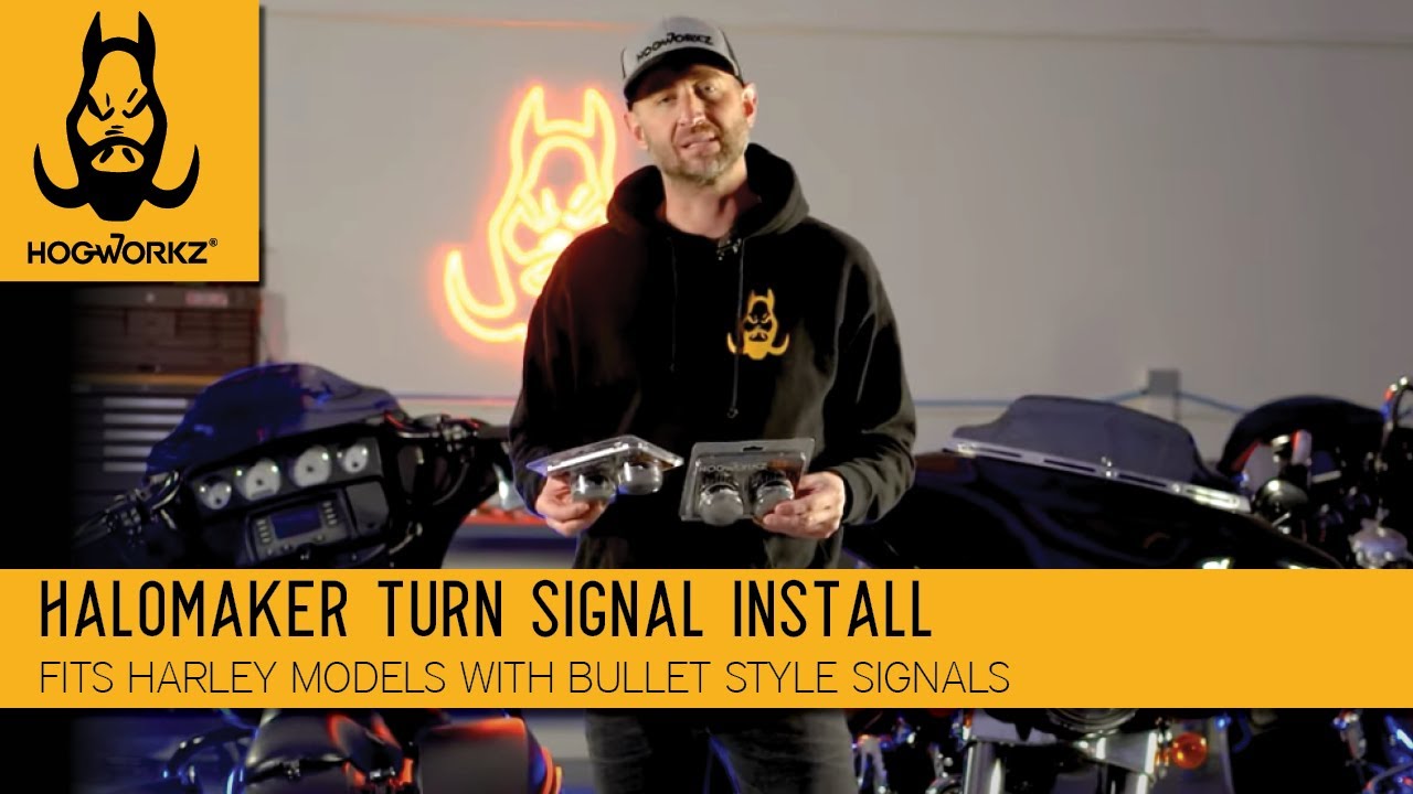 Front & Rear HALOMAKER LED Turn Signals Installation for Harley-Davidson Motorcycles