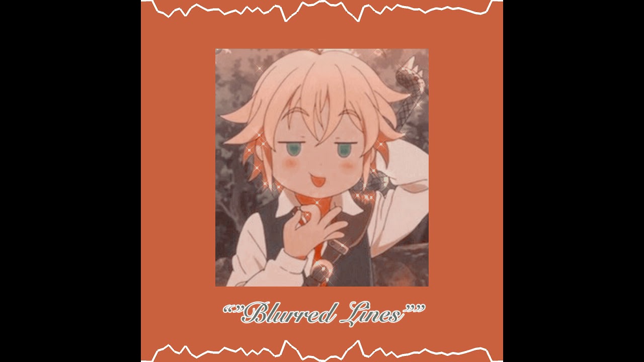 blurred lines (slowed + reverbed)