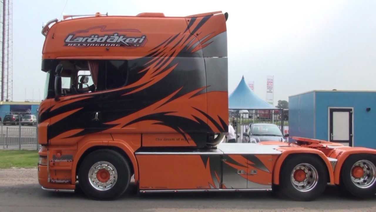truckstar festival 2012 zweedse truck's ,met scania longliner