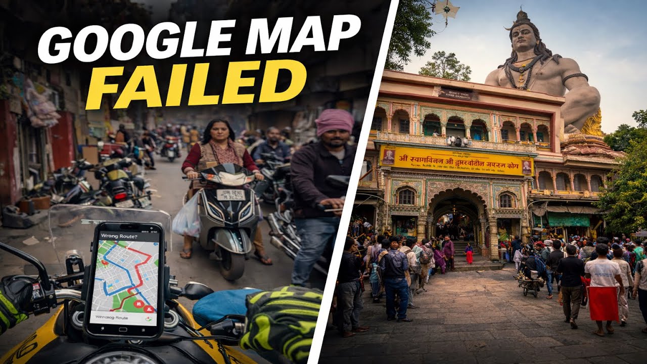 Google Maps Sent Me to a Dangerous Route!  Sri Dwarkadhish Temple Darshan  EP 7 Mumbai to Manali