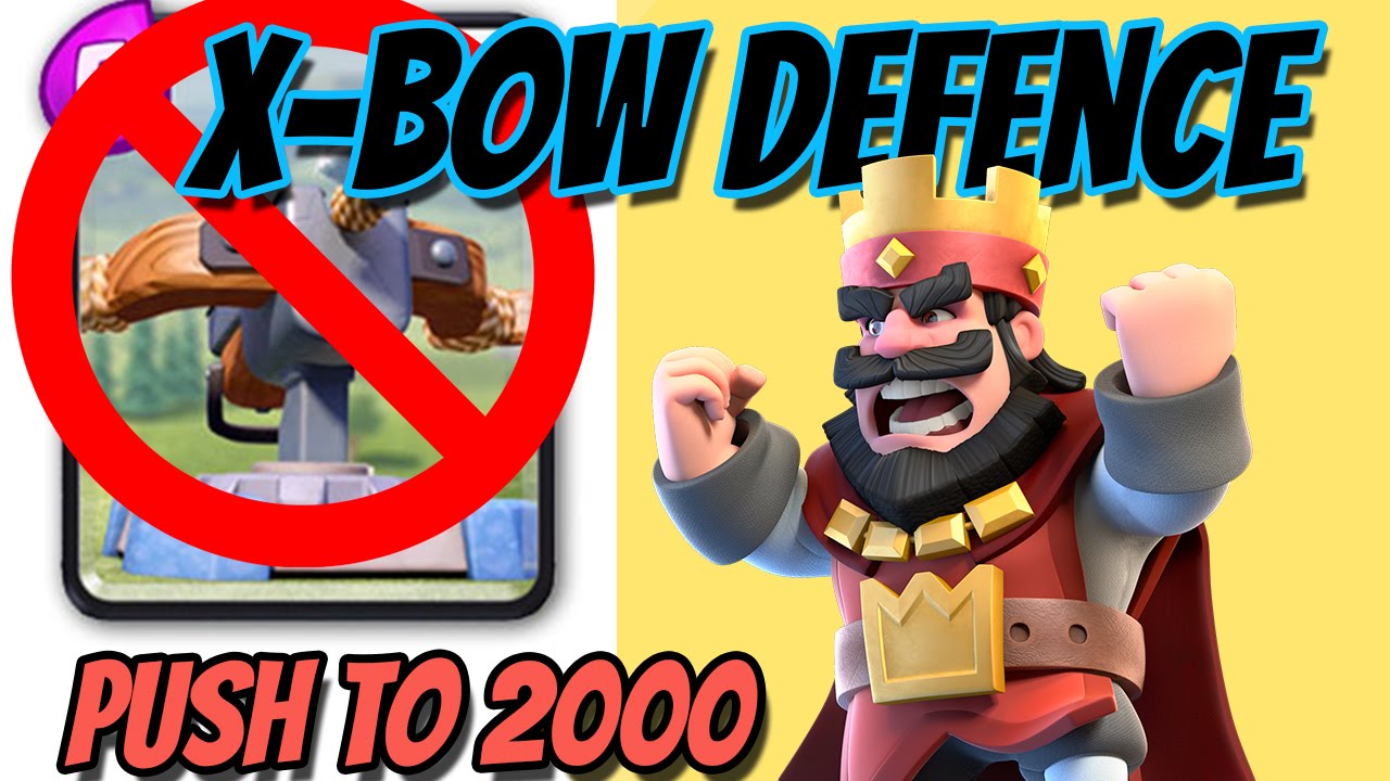 Clash Royale X-BOW DEFENSE 