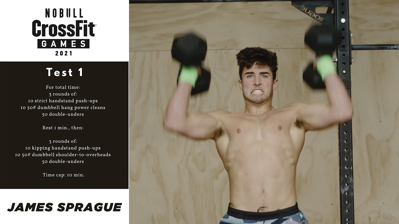 2x CrossFit Games BEAST! James Sprague takes on 2021 Quarter Final Test 1!