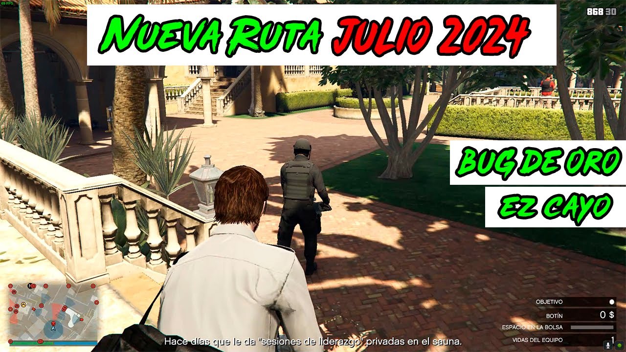 NUEVA RUTA ACTUALIZADA JULIO 2024 Para CAYO PERICO, BUG DE ORO EN MODO SOLO, DESAFIO ELITE