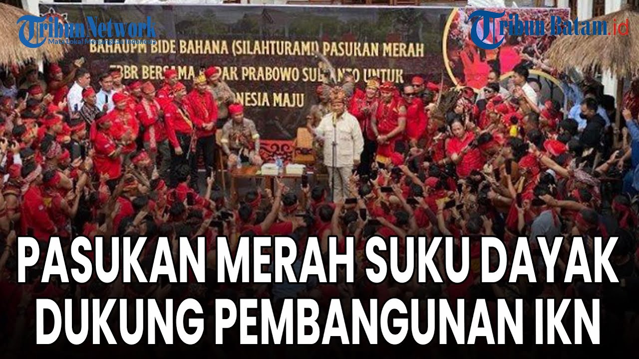 Dukung Lanjutkan Pembangunan IKN, Masyarakat Dayak Titip Pesan Agar Prabowo Bangun 'Dayak Center'
