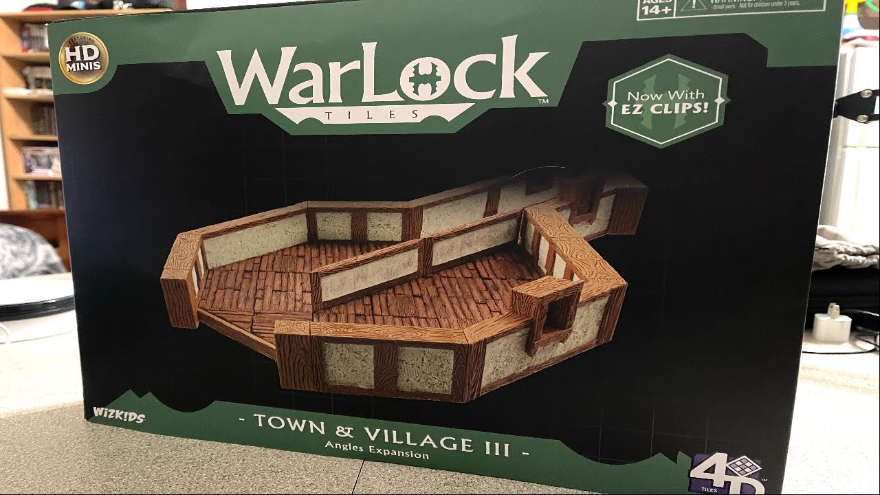 Warlock Tiles: Town & Village III Angles Review - Warlock Prepainted Terrain