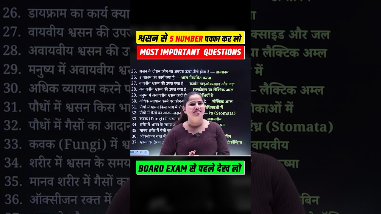 Class 10th Science Most Important questions🔥 #upboardexam2026 #upboardclass10th #class10th #vidyakul