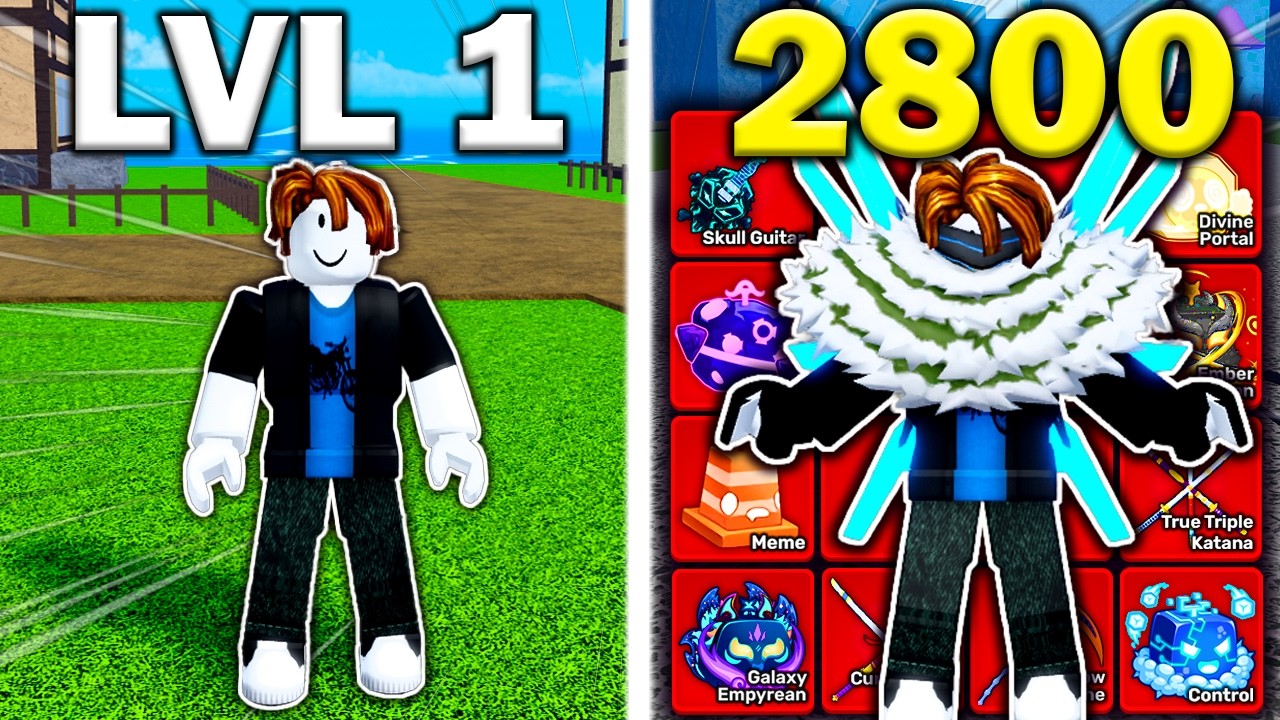 Noob To Max COLLECTING EVERYTHING In Blox Fruits