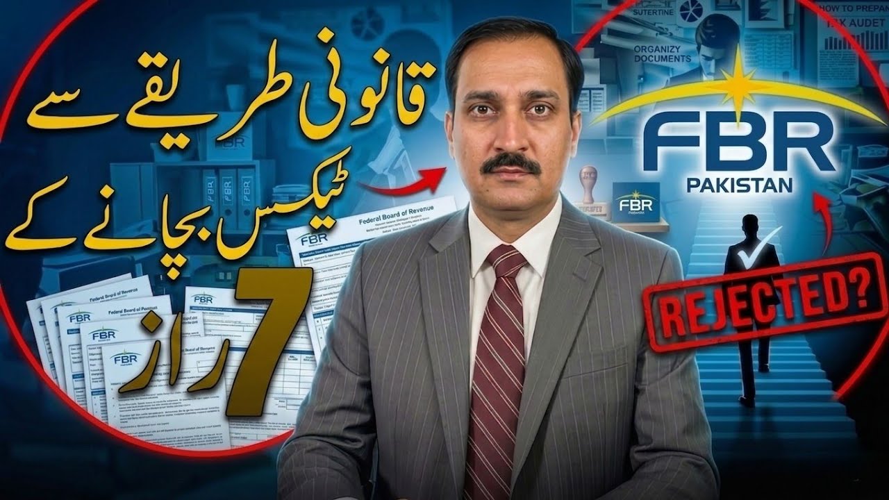 7 Legal Ways to Save Tax in Pakistan 2026 | FBR Approved Tax Saving Tips for Salaried & Business