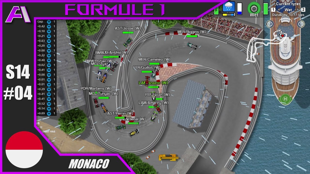 URTT - F1 - S14 C04 || PLUIE SUR MONACO !!
