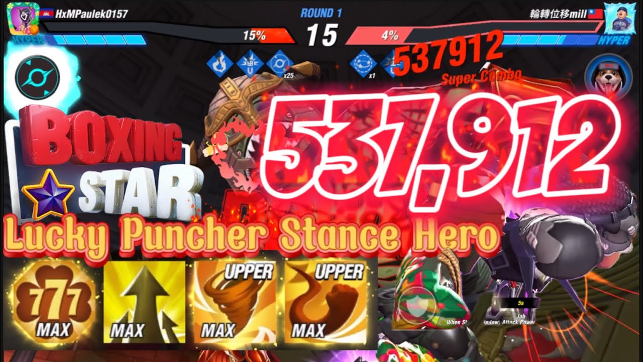BoxingStar: Тестирование героя Lucky Puncher Stance