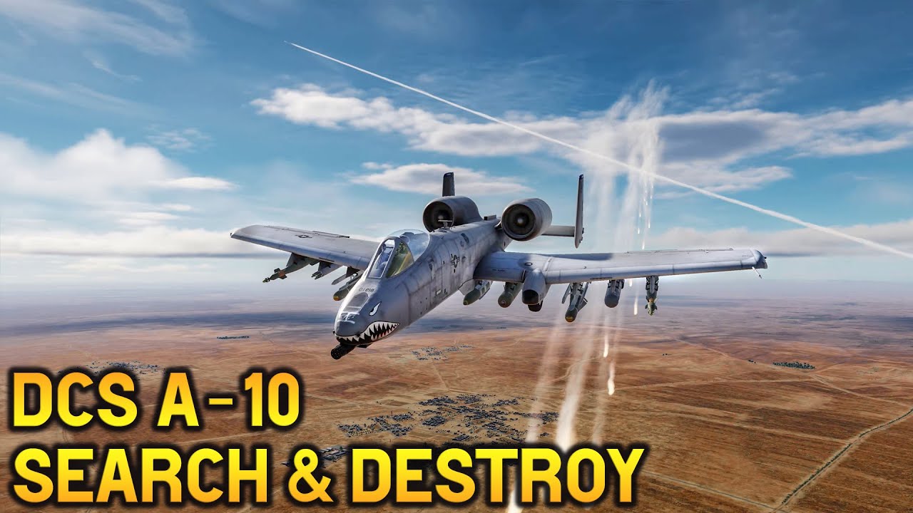 DCS A-10C II - Hunting Rocket Artillery (Cluster Bombs & JDAMS)