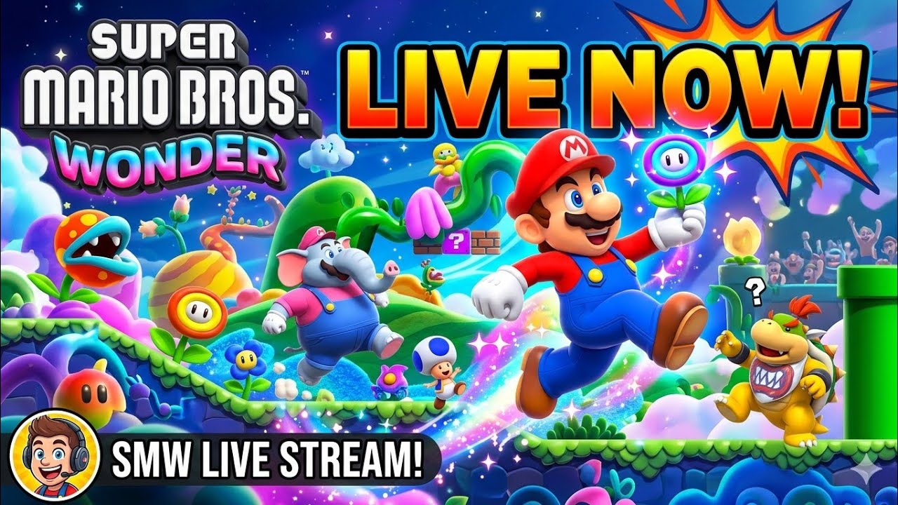 Super Mario Bros Wonder - Live