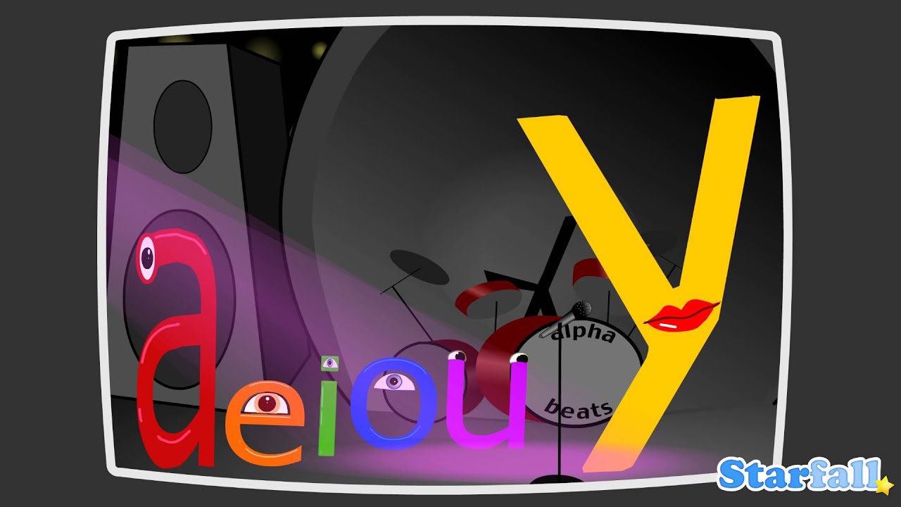 Y Can Be a Vowel &mdash; a Starfall&trade; Movie from Starfall.com