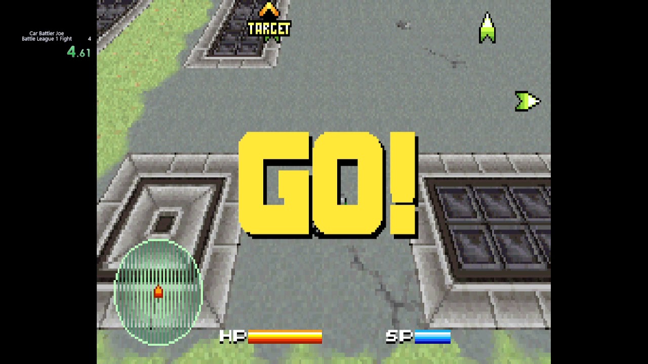 Car Battler Joe, 1P Battle League, Galacia Arena 1, 27s