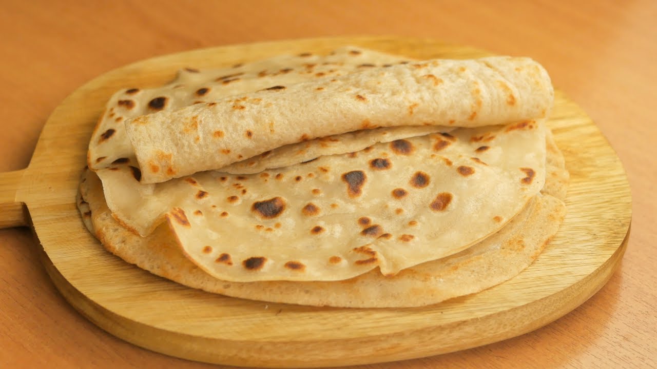 No Baking Powder::No Yeast::No Egg::Cheap Vegan SOFT flatbread.