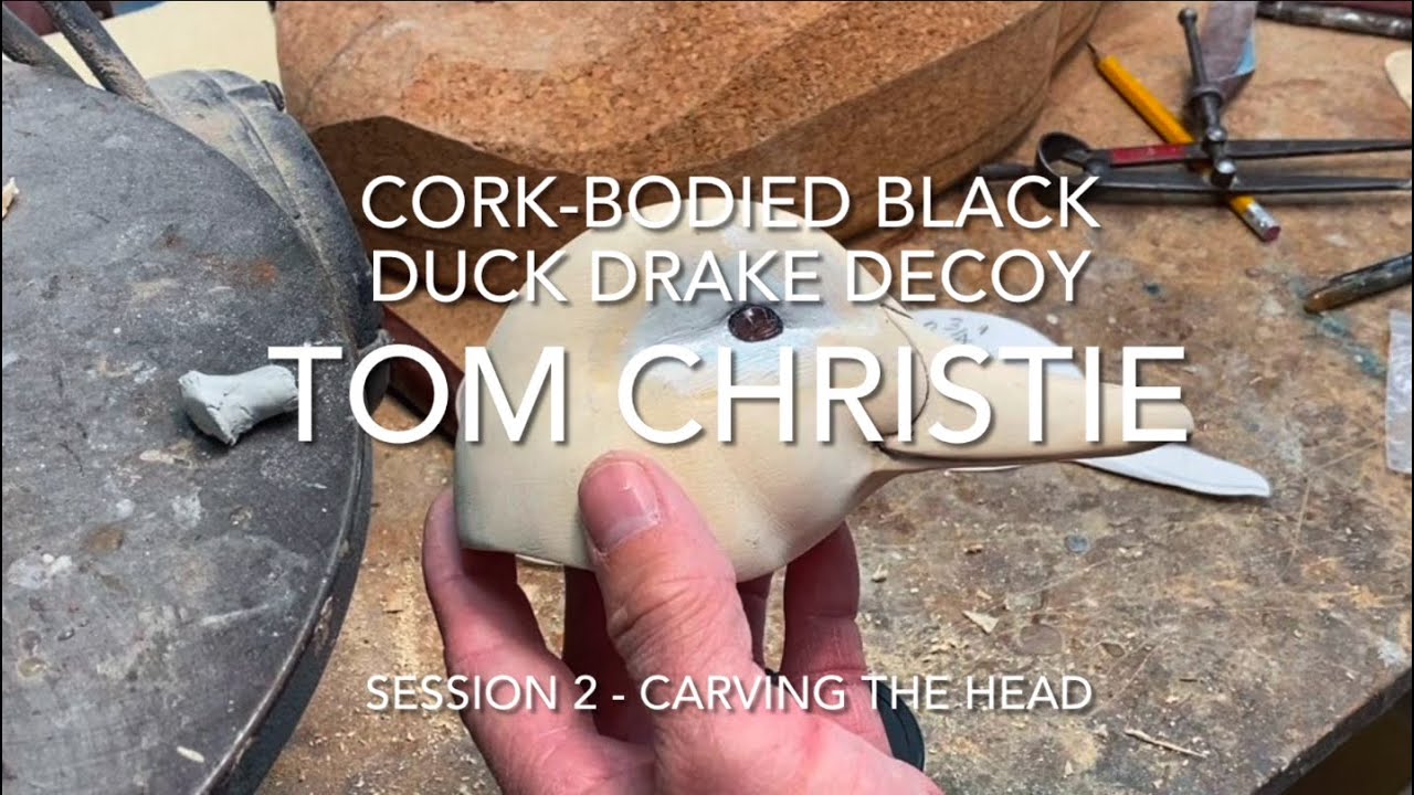 Black Duck Decoy Session 2 - Carving The Head