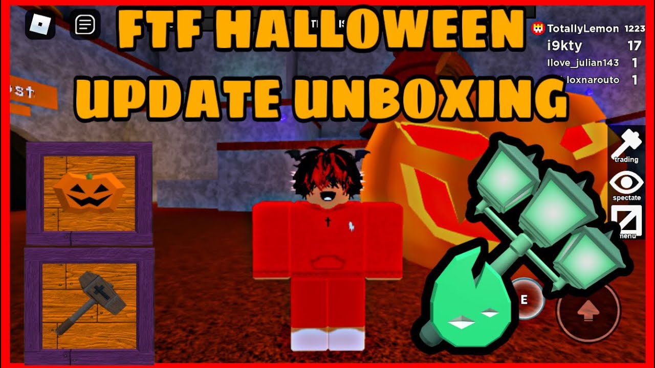 FLEE THE FACILITY HALLOWEEN UPDATE UNBOXING!- Flee The Facility- Roblox