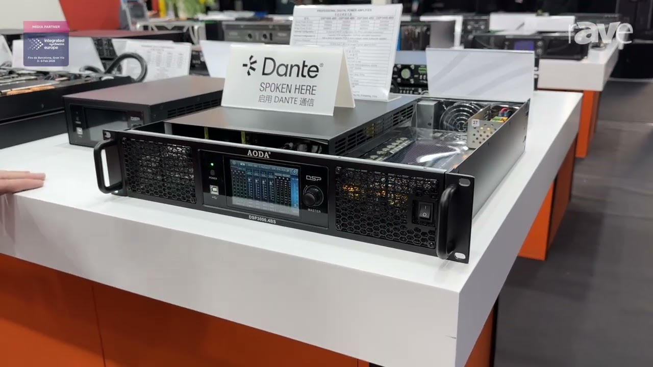 ISE 2026: AODA Highlights Professional Digital Power Amplifier