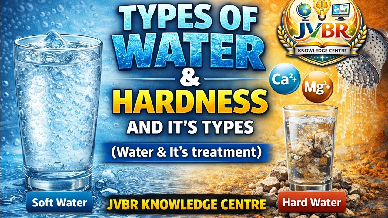 Types of Water, Hardness of Water and It's Types (Types of Hardness) | Water and It's Treatment