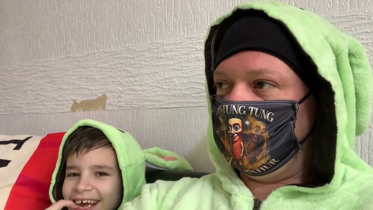 My Dads Cancer Journey - We got matching onesies to keep out the cold