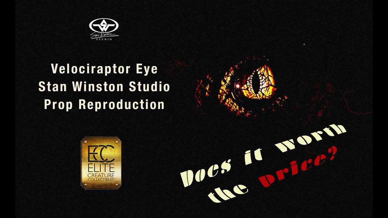 Elite Creature Collectibles Velociraptor Eye Replica Review