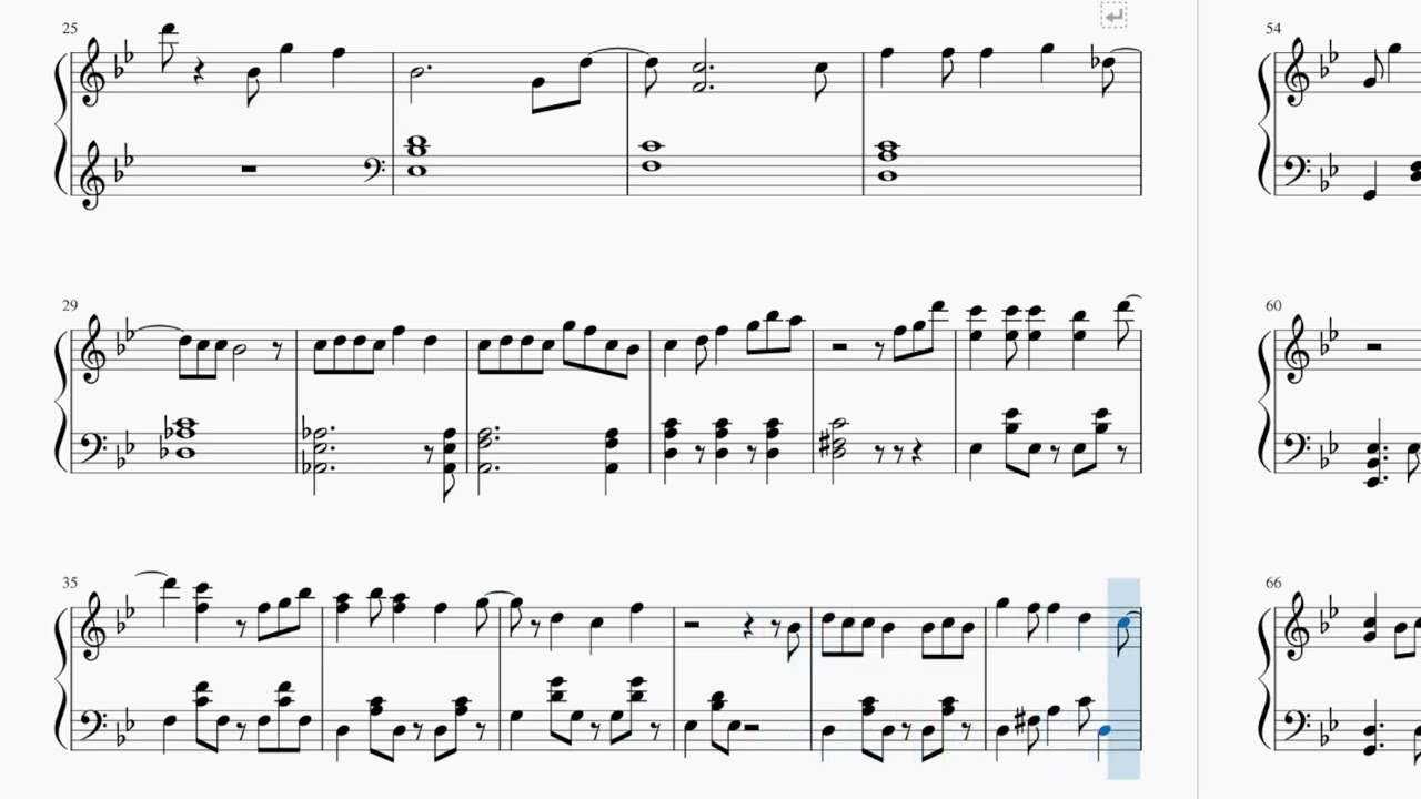 Bright Purity 樂譜試聽 【Piano sheet】