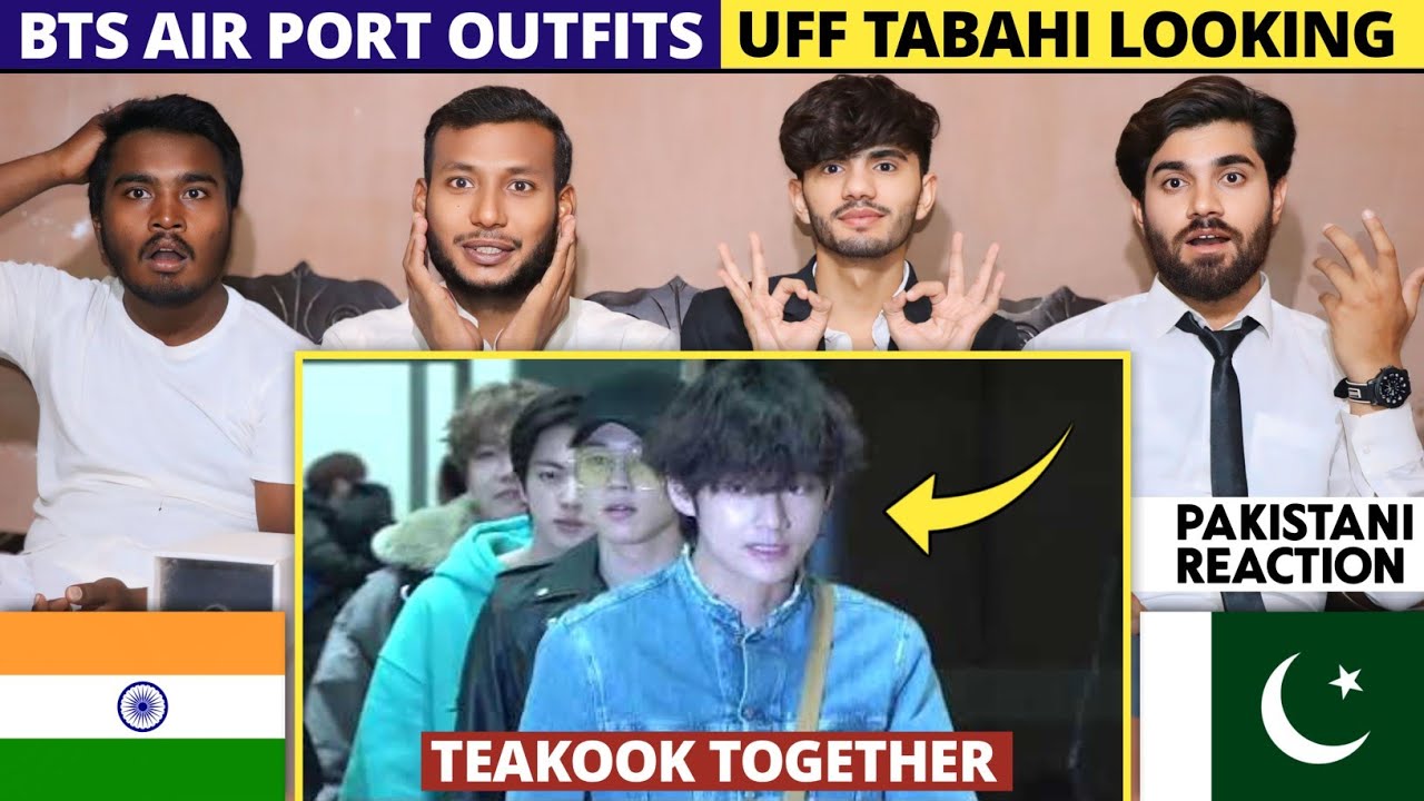 Bts Airport Outfits - Pakistani Reaction - Shan Rajpoot