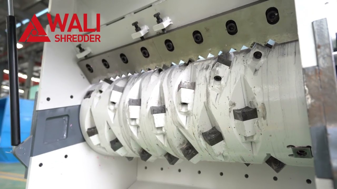 Super Powerful single shaft shredder Your relliable partner Wali shredder
