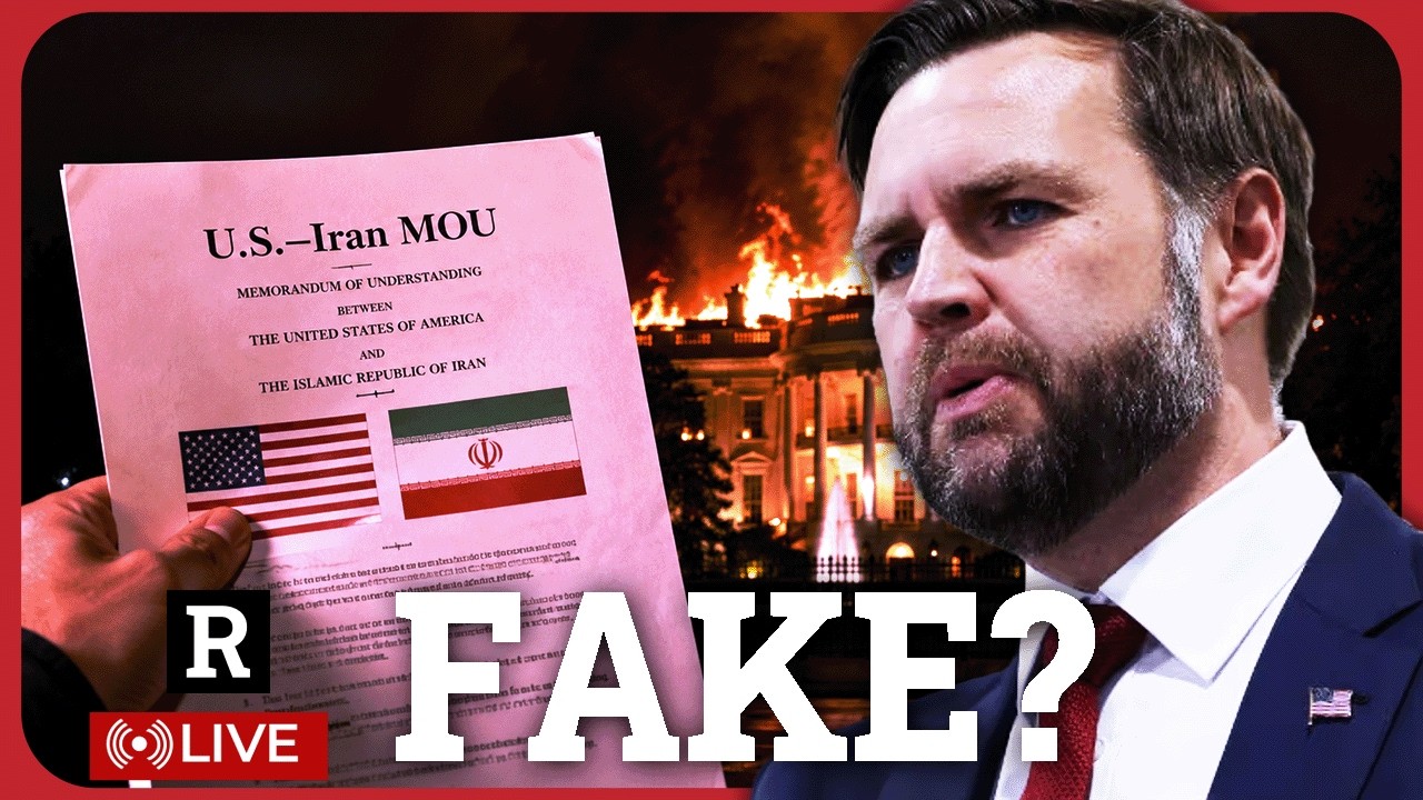 JD Vance Just Dropped Iran War Bombshell, Admits The MOU Is Fake | Redacted News