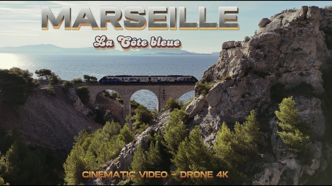 MARSEILLE (Opus 3) : La COTE BLEUE en drone 4k - Cinematic video